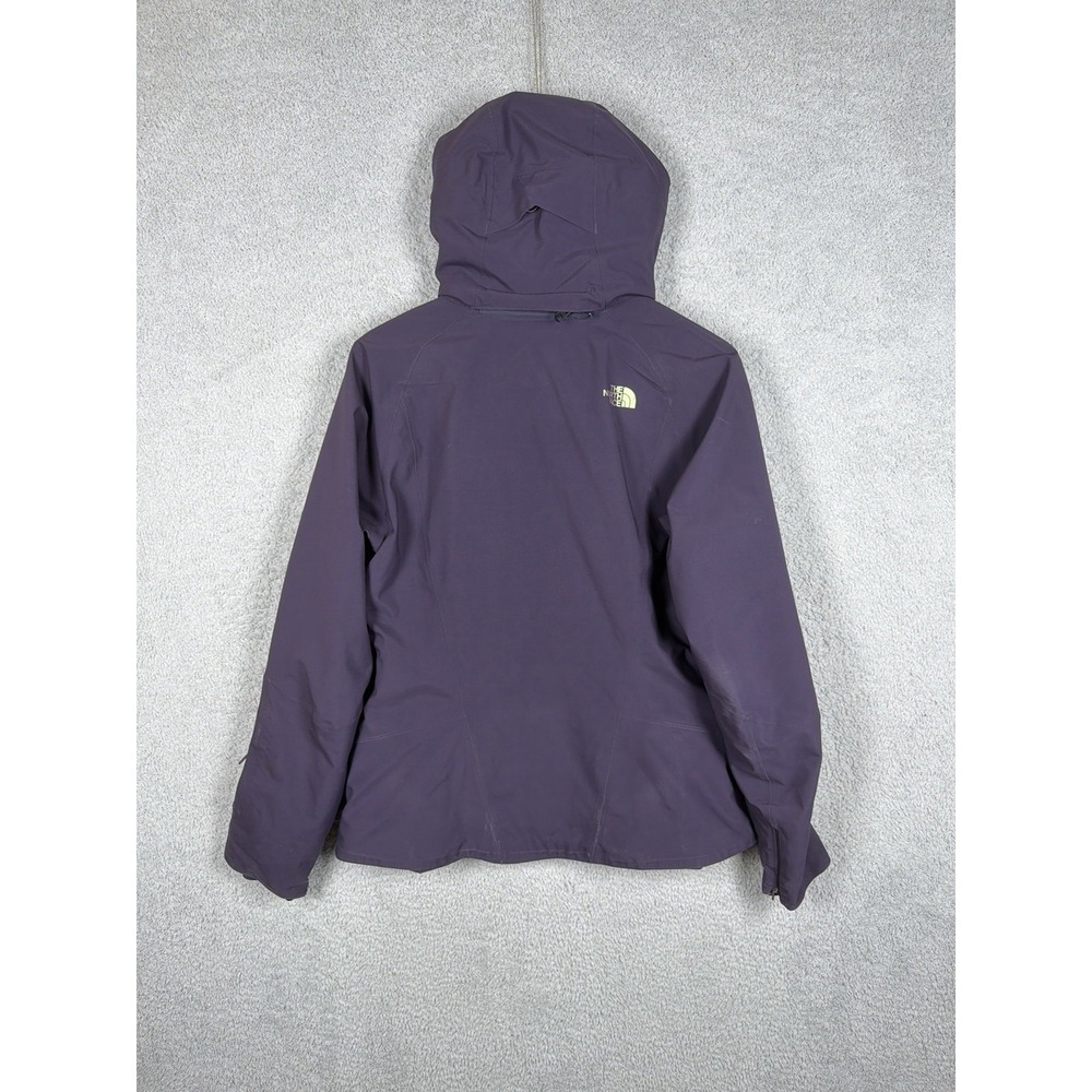 The North Face Women's L Purple Hooded Ski Jacket Gore-Tex Insulated Primaloft - Picture 13 of 15